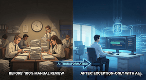 From Manual Review to Exception Only, How AI Transformed this Process